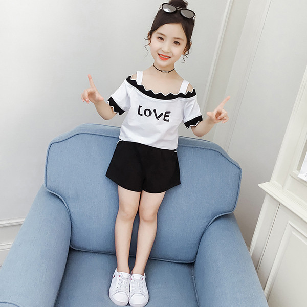 Модерен детски комплект в няколко цвята блуза и панталон