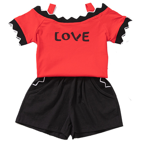 Модерен детски комплект в няколко цвята блуза и панталон