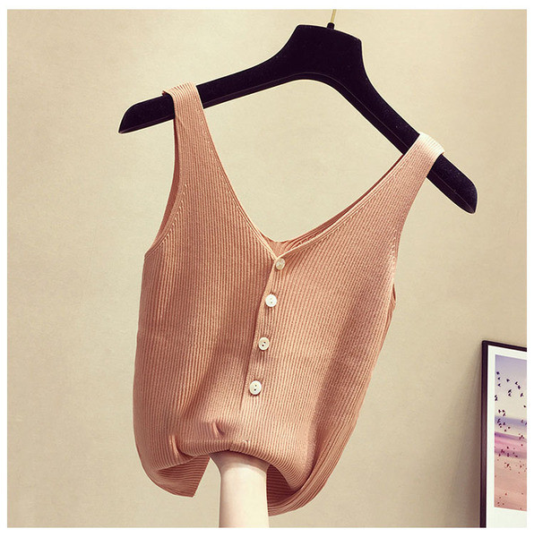 Maieu de dama in mai multe culori cu nasturi