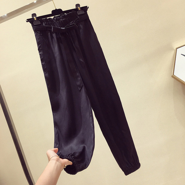 Pantaloni moderni de dama in trei culori cu buzunare