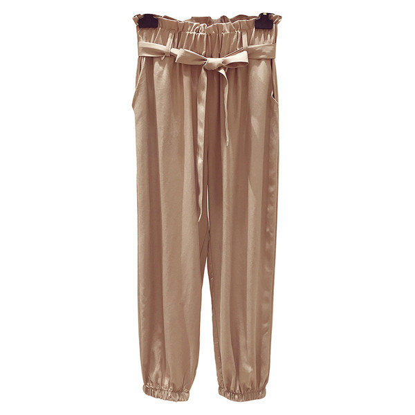 Pantaloni moderni de dama in trei culori cu buzunare