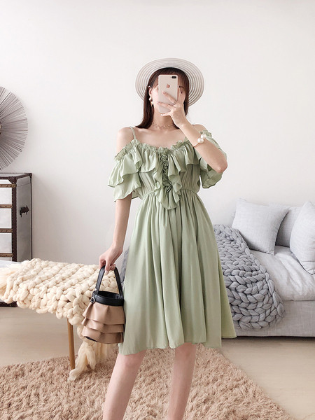 Rochie modernă de vară de damă în trei culori