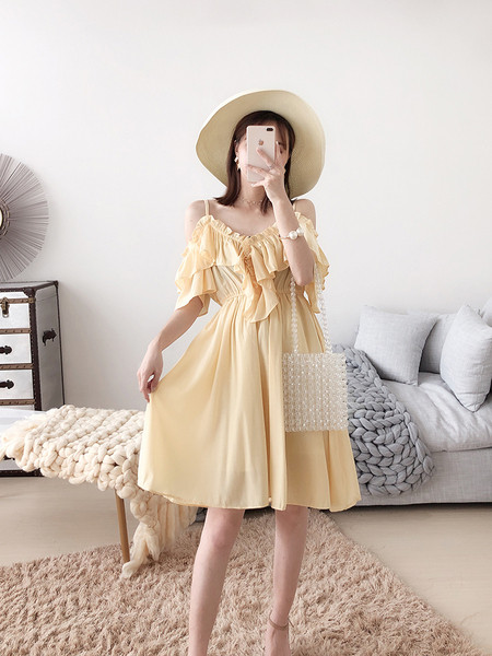 Rochie modernă de vară de damă în trei culori