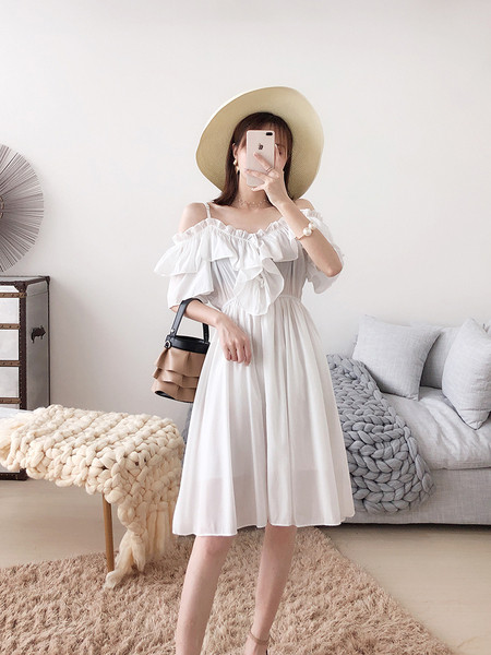 Rochie modernă de vară de damă în trei culori