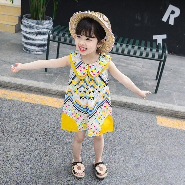 Rochie modernă colorată pentru copii pentru fete