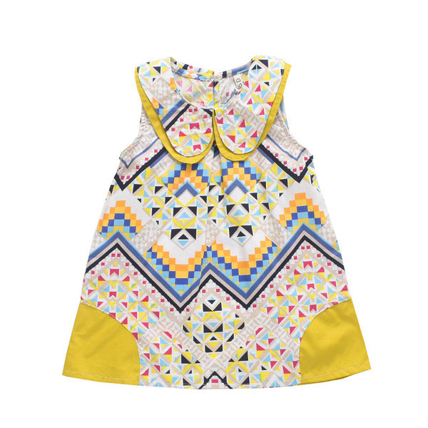 Rochie modernă colorată pentru copii pentru fete