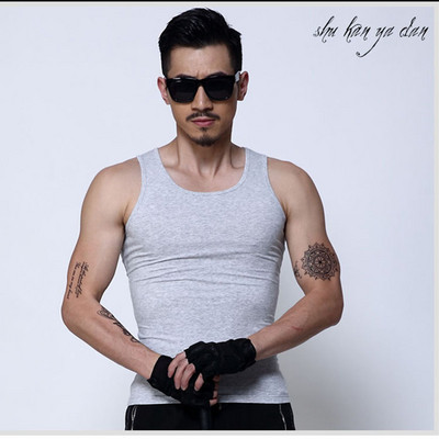 Летен мъжки потник в три цвята Slim модел