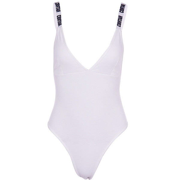 Corp de femeie zilnic cu inscripții în alb