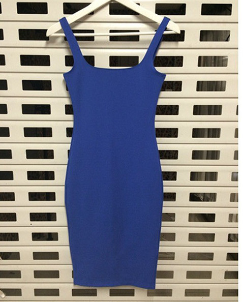 Rochie de dama cu bretele-model uni in trei culori