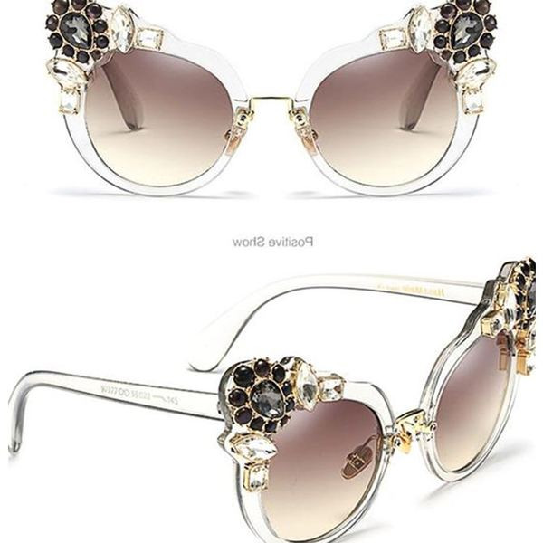 Ochelari eleganti de dama cu pietre decorative in mai multe culori