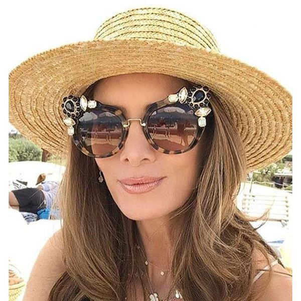 Ochelari eleganti de dama cu pietre decorative in mai multe culori