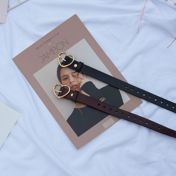 Cureaua de dama moderna din piele ecologica in negru si maro