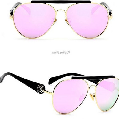 Слънчеви дамски очила с огледално  стъкло в няколко цвята 
