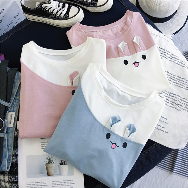 Tricou casual dama cu aplicatie - trei culori