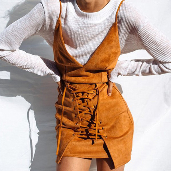 Rochie elegantă de damă, cu decolteu în V și cravate încrucișate