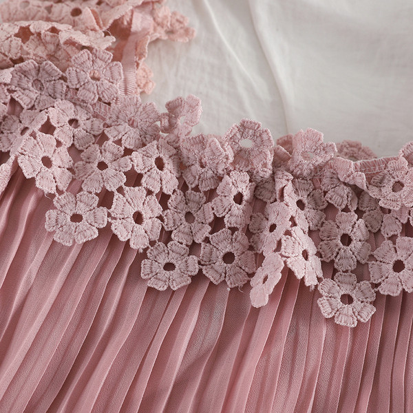 Дамски потник с дантела в четири цвята