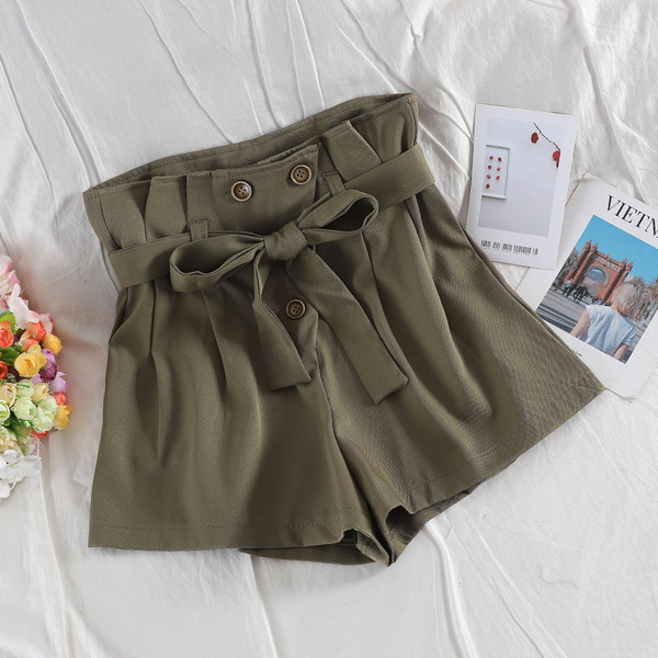 Стилен дамски панталон  с висока талия в три цвята