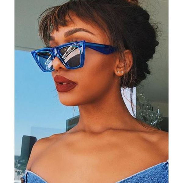 Дамски модерни цветни слънчеви очила 