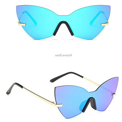 Дамски слънчеви очила с цветно стъкло 