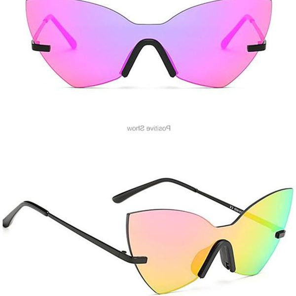 Дамски слънчеви очила с цветно стъкло 