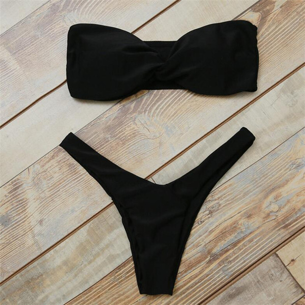 Дамски бански костюм от  две части в няколко цвята