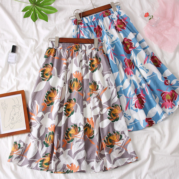 Цветна дамска пола в няколко цвята