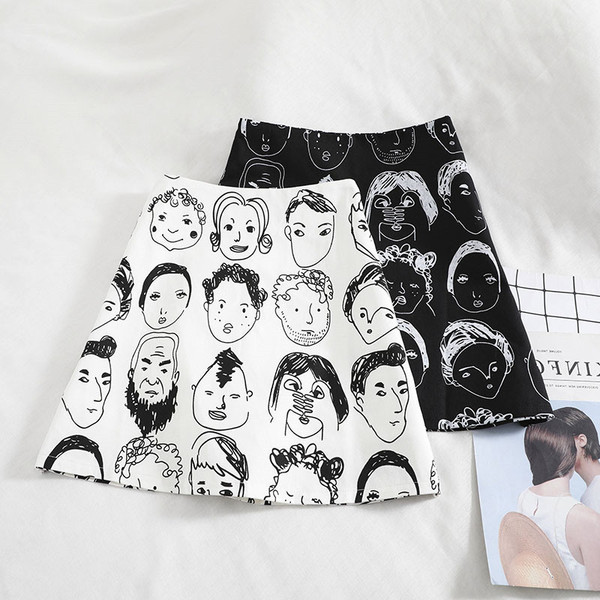 Ежедневна дамска пола с апликация в два цвята