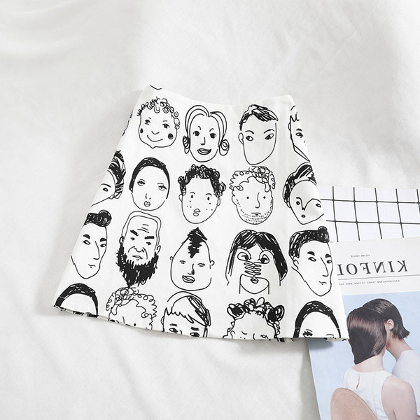 Ежедневна дамска пола с апликация в два цвята