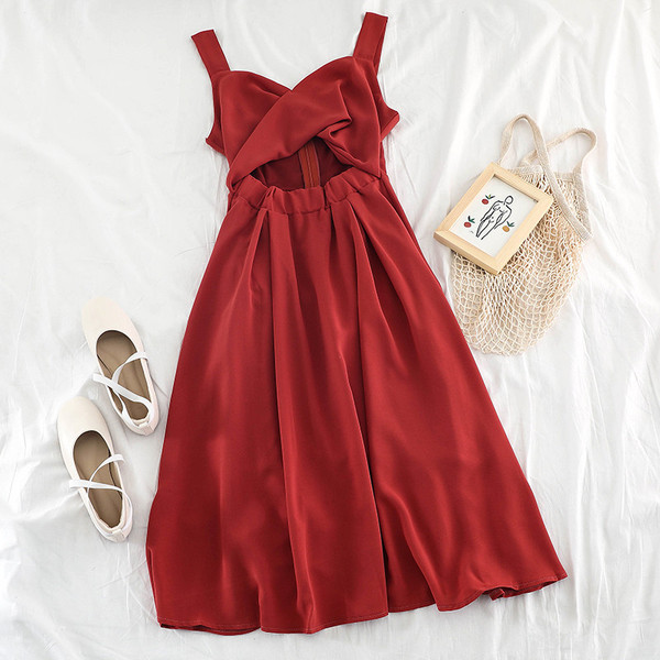 Модерен дамски гащеризон с V-образно деколте в четири цвята