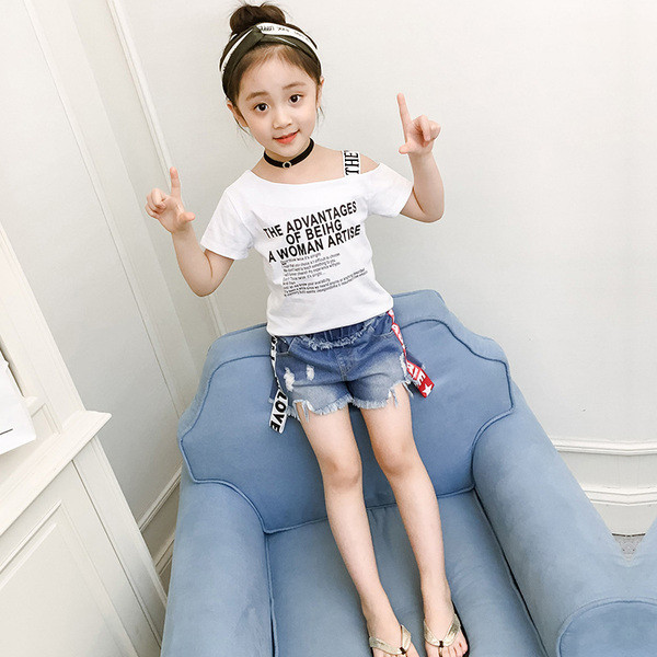 Set copii pentru fete in galben si alb