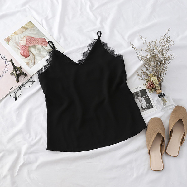 Maieu de damă în patru culori, cu dantelă și decolteu în V