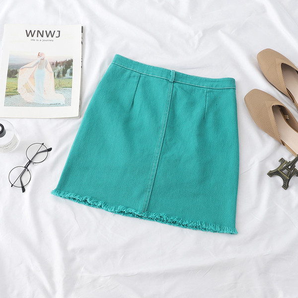 Fusta de dama moderna in patru culori cu buzunare