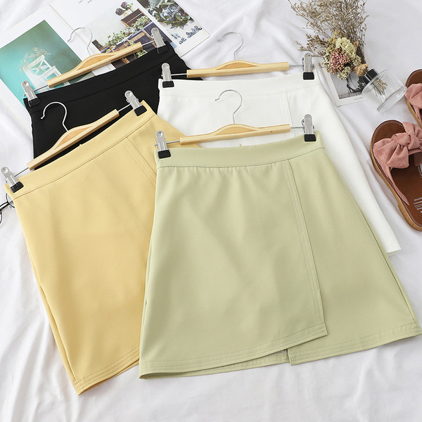 Fusta de dama moderna cu talie inalta in cinci culori