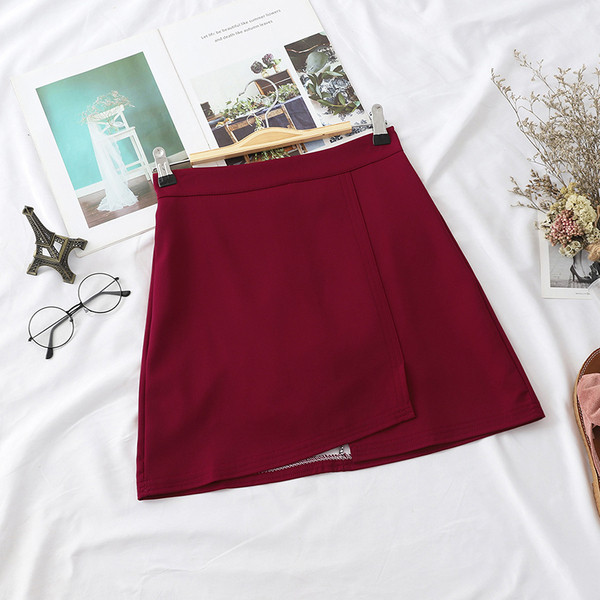 Fusta de dama moderna cu talie inalta in cinci culori