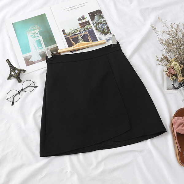 Fusta de dama moderna cu talie inalta in cinci culori