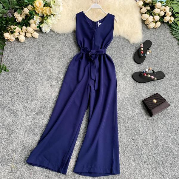 Salopeta lunga de dama cu panglica in mai multe culori