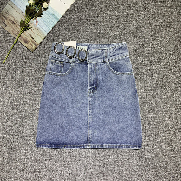 Fusta casual de dama in albastru