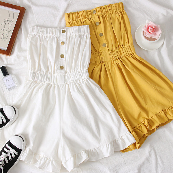 Salopeta de dama moderna cu nasturi in diferite culori