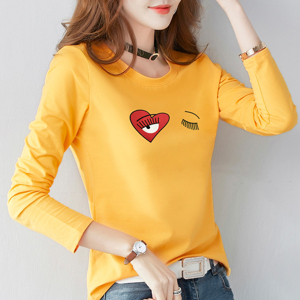 Bluză de damă modernă cu mâneci lungi și broderie în mai multe culori