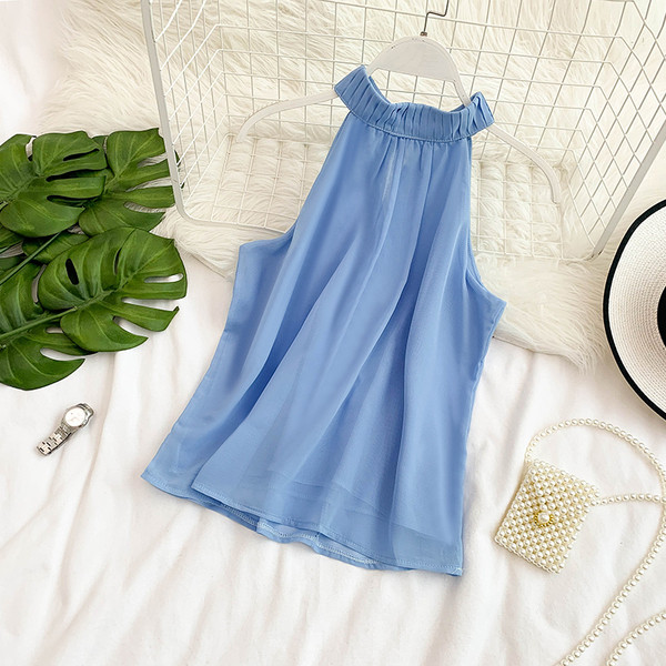 Maieu modern de damă cu decolteu în formă de O