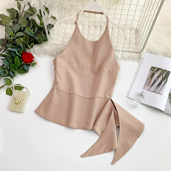 Maieu modern de dama cu cravate in mai multe culori