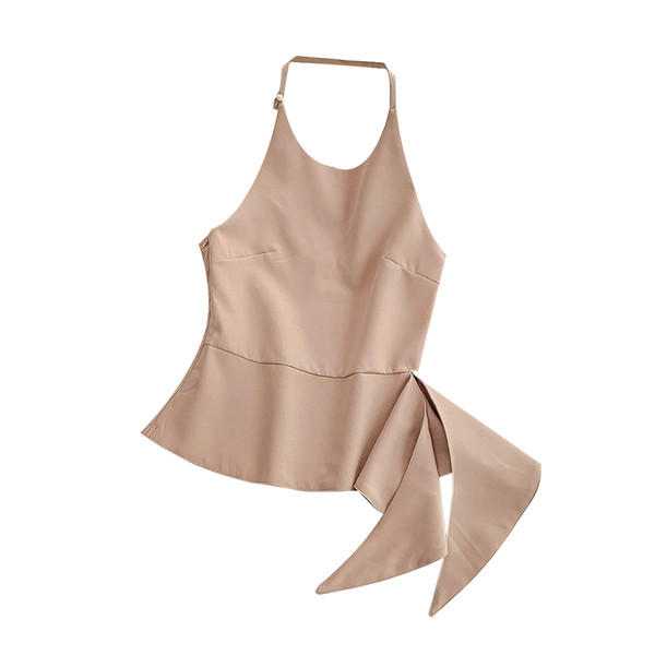 Maieu modern de dama cu cravate in mai multe culori