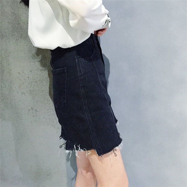 Fusta casual de dama in negru