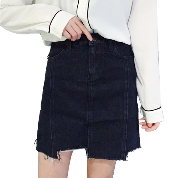 Fusta casual de dama in negru