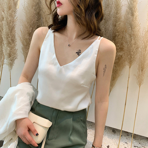 Maieu modern de damă cu decolteu în V în trei culori