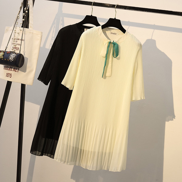 Rochie moderna de dama cu maneci 3/4 in doua culori