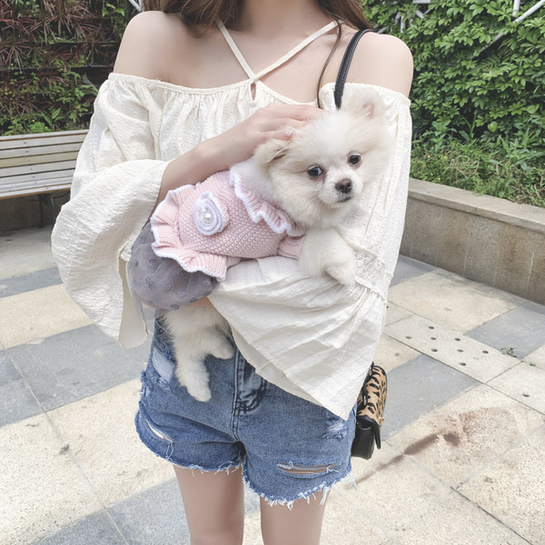 Pantaloni scurți din denim de damă cu talie înaltă și motiv rupt