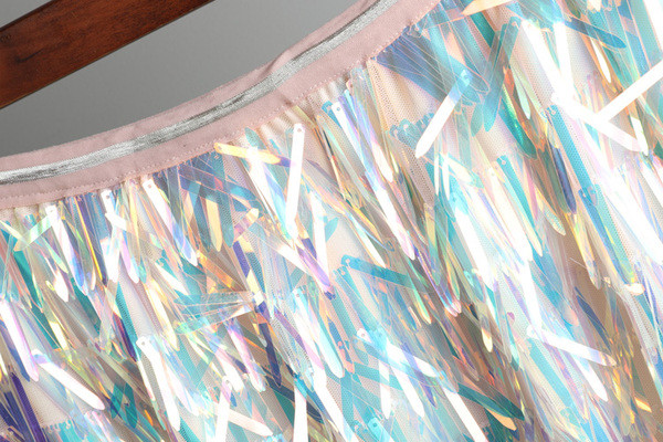 NOU Fusta de dama moderna cu paiete in mai multe culori