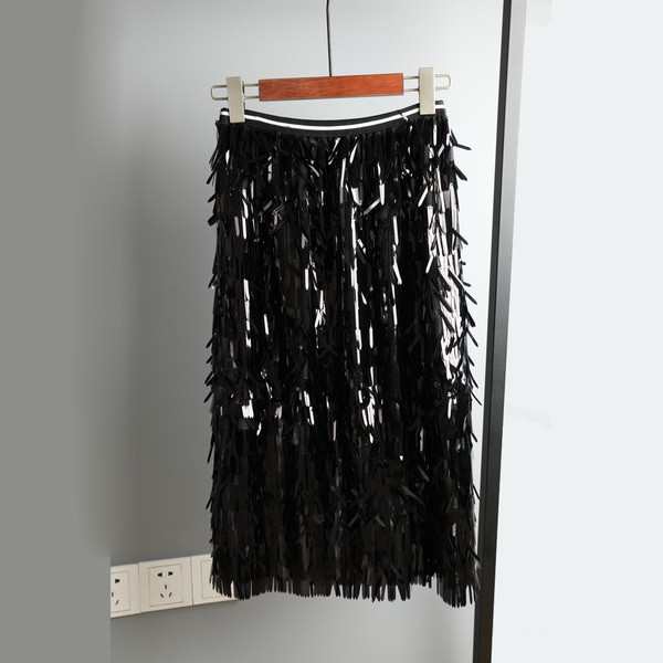 NOU Fusta de dama moderna cu paiete in mai multe culori