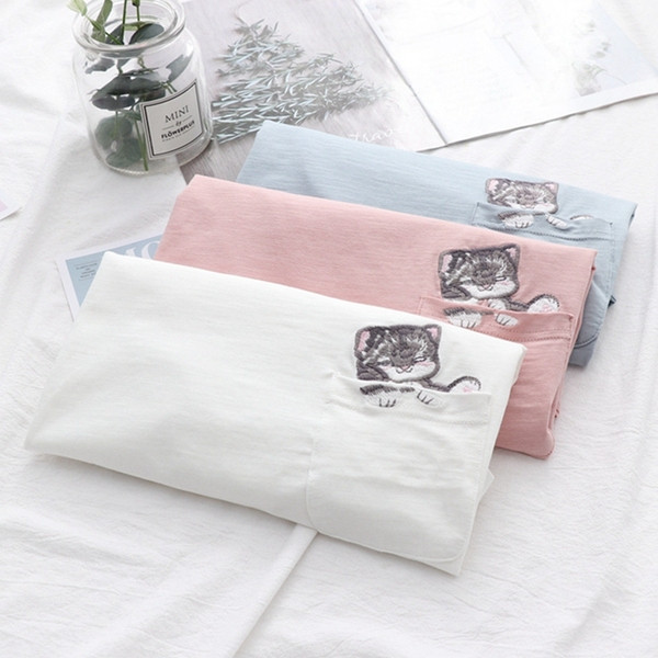 Tricou de dama modern in albastru roz si alb